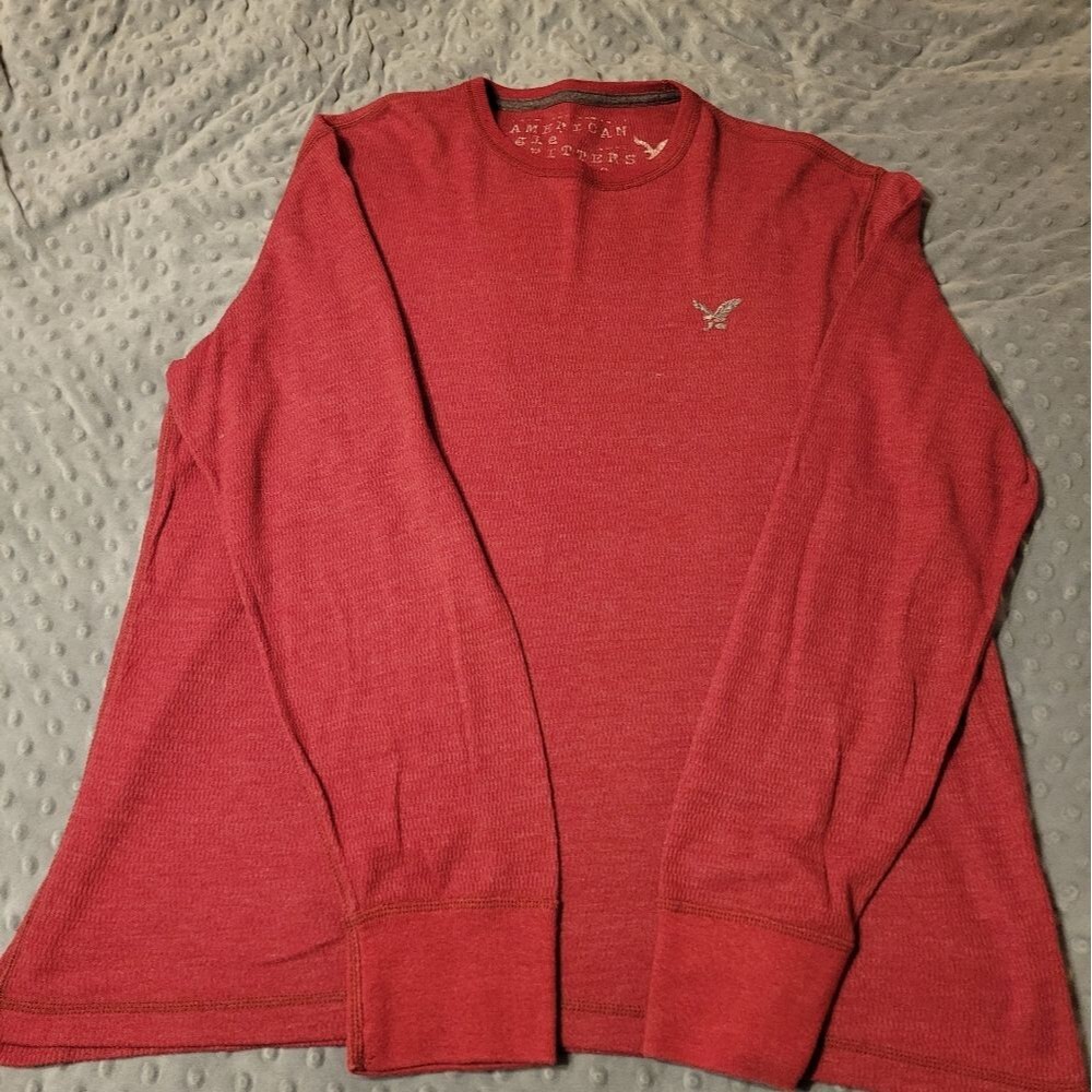 MENS SIZE XXL AMERICAN EAGLE LONG SLEEVE SHIRT